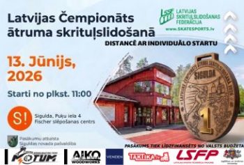 Latvijas čempionāts ātruma skrituļslidošanā pulcēs sportistus Siguldā